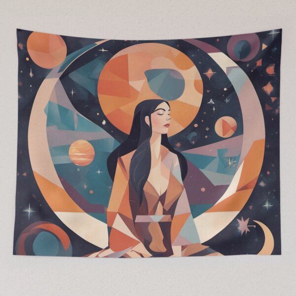 Item preview, Mindful Moon Woman. - 14th Edition. designed and sold by TheMindfulExpat.