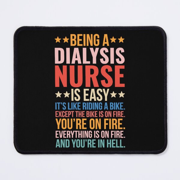 Item preview, Retro Being A Dialysis Nurse Is Easy designed and sold by kamrankhan.