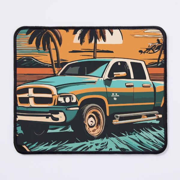 Item preview, Retro Ram Truck Sunset designed and sold by Ketique.