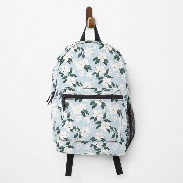 Item preview, Pretty White Floral Pattern designed and sold by RetroPrints.