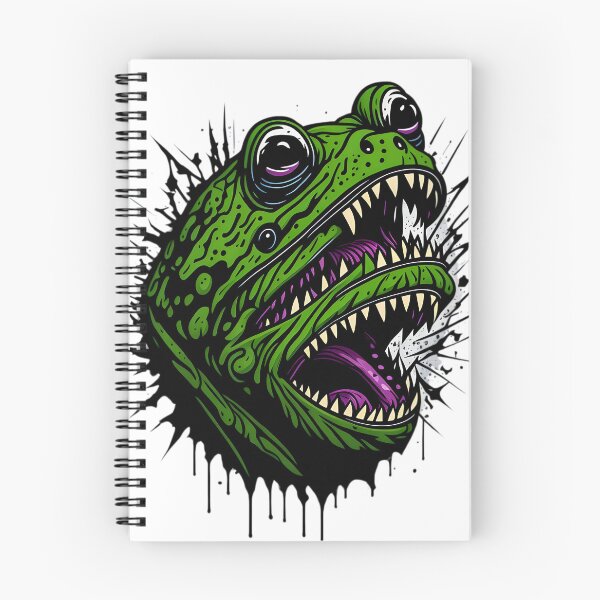 Item preview, Screaming Froggy Frog Head Art: Quirky and Expressive Design designed and sold by mrabdennour.