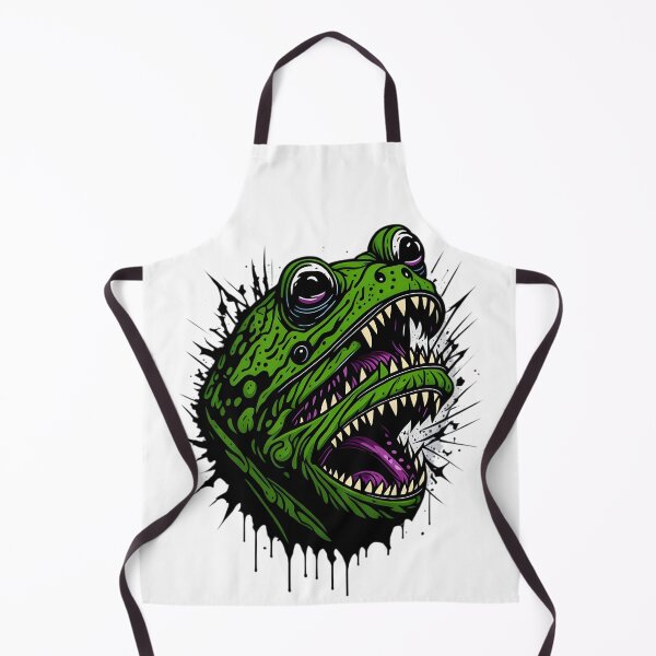 Item preview, Screaming Froggy Frog Head Art: Quirky and Expressive Design designed and sold by mrabdennour.