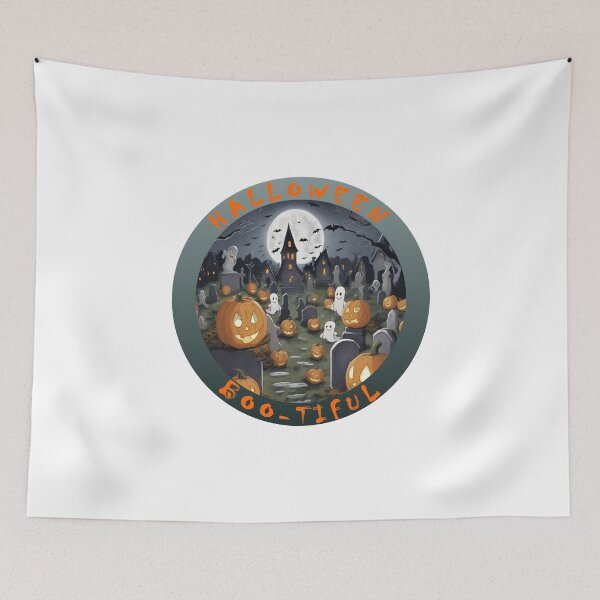 Item preview,  Boo-tiful Halloween Ghosts and Pumpkins 4 designed and sold by Ripoubsb.