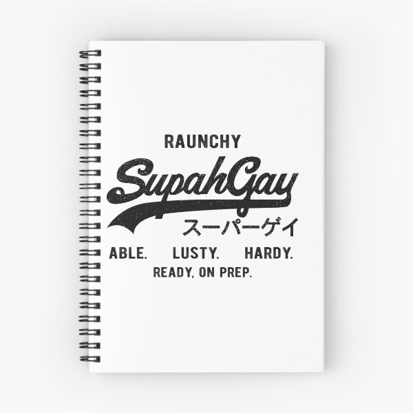 Item preview, Raunchy SupahGay Able. Lusty. Hardy. designed and sold by gayishdesign.