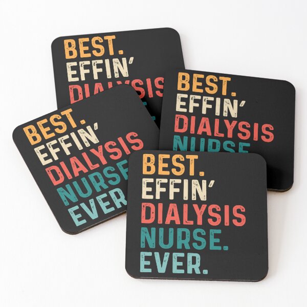 Item preview, Retro Best Effin Dialysis Nurse Ever designed and sold by kamrankhan.