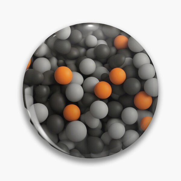 Item preview, Gray and Orange Balls designed and sold by Woodoartdesign.