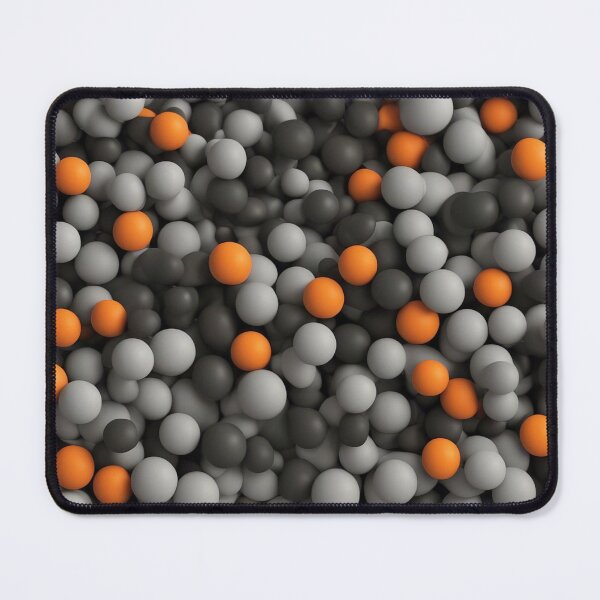 Item preview, Gray and Orange Balls designed and sold by Woodoartdesign.