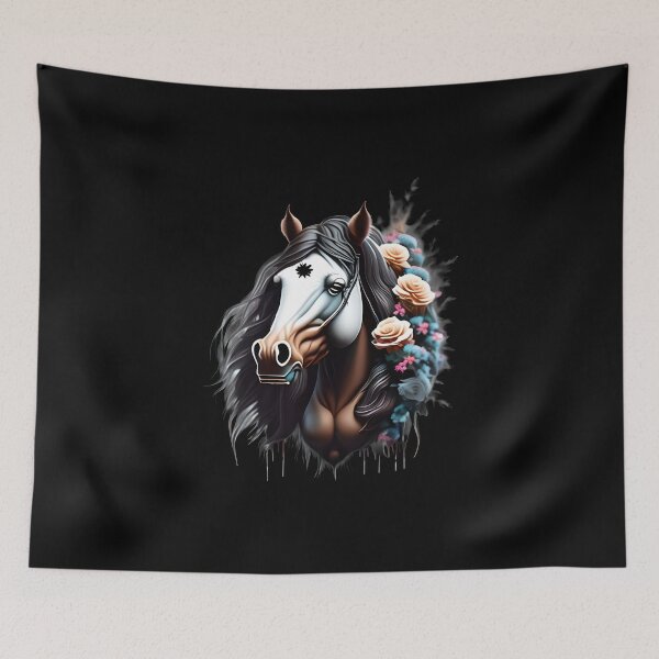 Item preview, FLOWERED HORSE 1  designed and sold by justyna-s28.