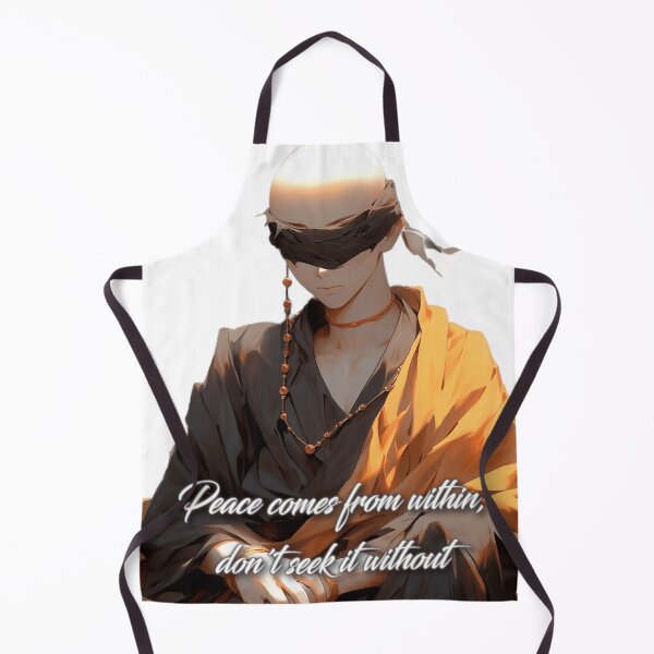 Item preview, a monk with Buddha quote about peace designed and sold by Railvas.
