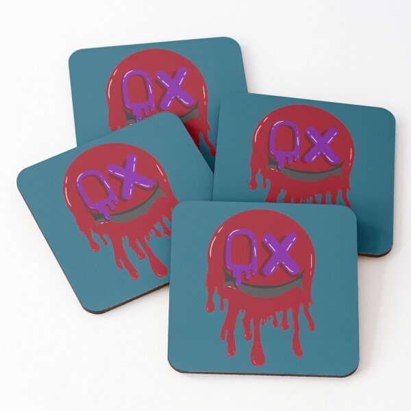 Item preview, Red Drippy Cross face designed and sold by RobsArtlyMusings.