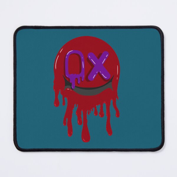 Item preview, Red Drippy Cross face designed and sold by RobsArtlyMusings.