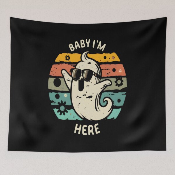 Item preview, Adorable Ghost Baby Sunglasses Typography Design  designed and sold by alaa-mously.