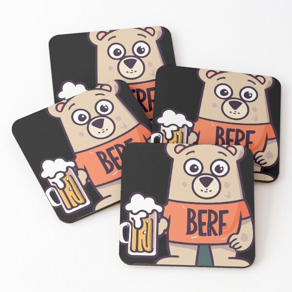 Item preview, Berf the Bear with his Beer designed and sold by Ketique.