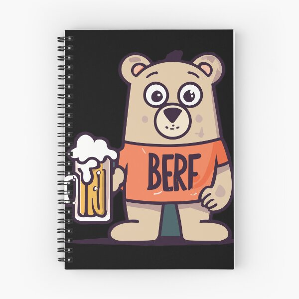 Item preview, Berf the Bear with his Beer designed and sold by Ketique.