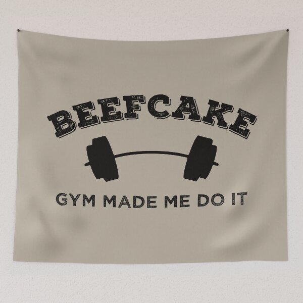Item preview, Beefcake – Gym made me do it – in black designed and sold by gayishdesign.