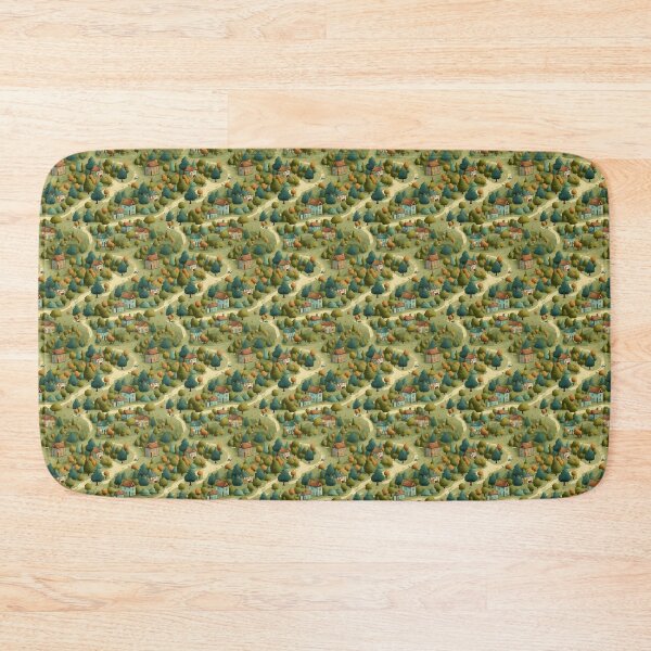 Item preview, Vintage village Digital Paper 6 designed and sold by SeamlesslyStore.