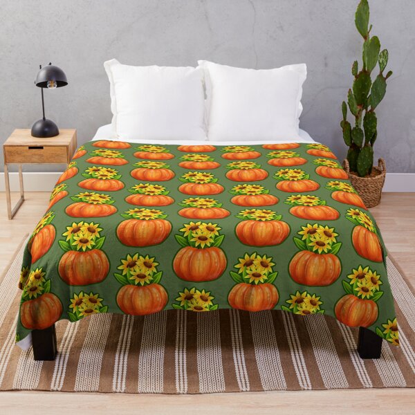 Artikelvorschau, Pumpkin with Sunflowers entworfen und verkauft von Kalaidas-Art.