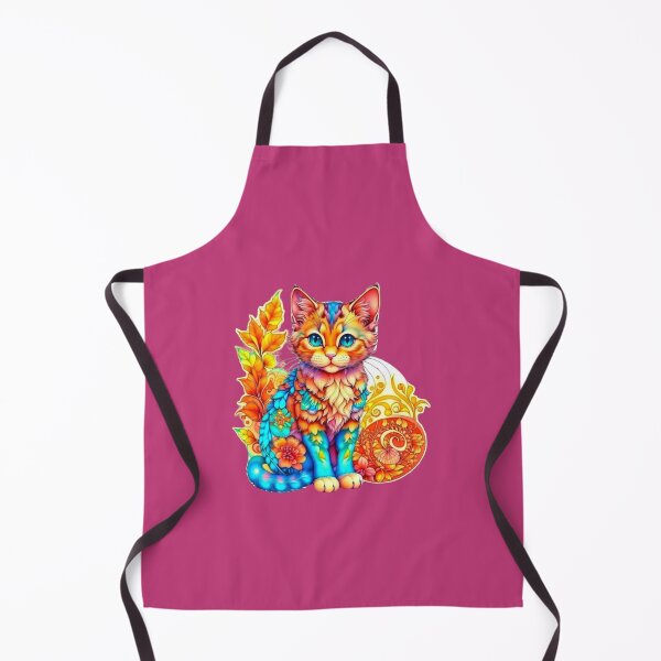 Item preview, Cute tiger kitten among exotic flowers. designed and sold by Natalia-Vlad.