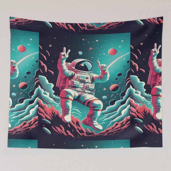 Item preview, Floating Astronaut designed and sold by UrbanGraphixs.