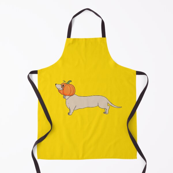 Item preview, Halloween Jack dachshund brown dot pumpkin yellow designed and sold by Itsdomd.
