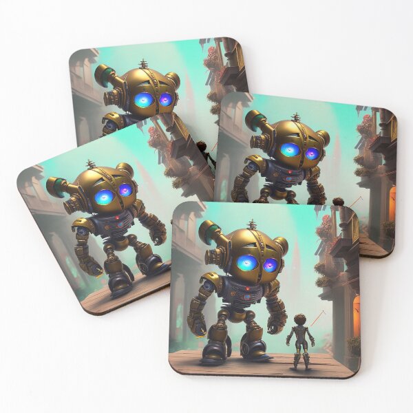 Item preview, Big Robot cyber, futurist, friend, cute, toy, iron, transformers designed and sold by Cyber Kids.