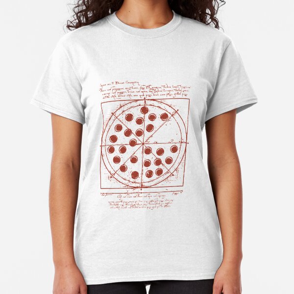 Vitruvian Pizza Classic T-Shirt