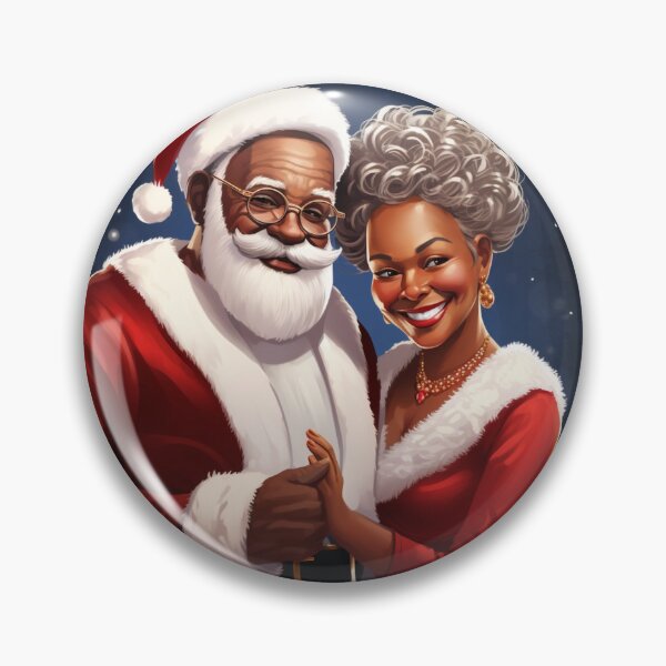 Item preview, Black Mr. And Mrs. Santa Claus designed and sold by RTFaulkner.
