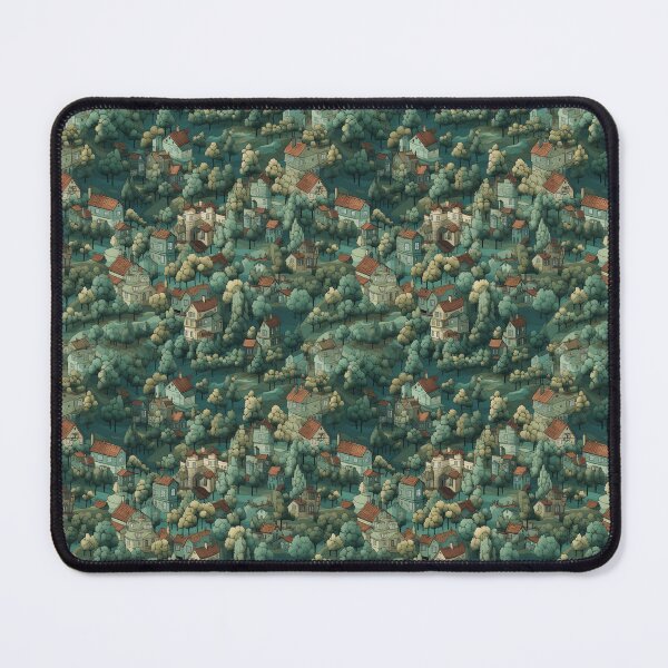 Item preview, Vintage village Digital Paper 9 designed and sold by SeamlesslyStore.