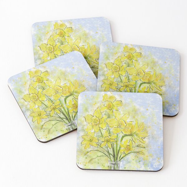 Item preview, Daffodils in Sunshine Yellow designed and sold by Clare Walker.