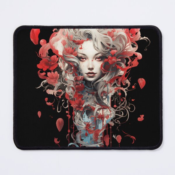 Item preview, “Free Floral Face” designed and sold by Art-Vortex-fr.