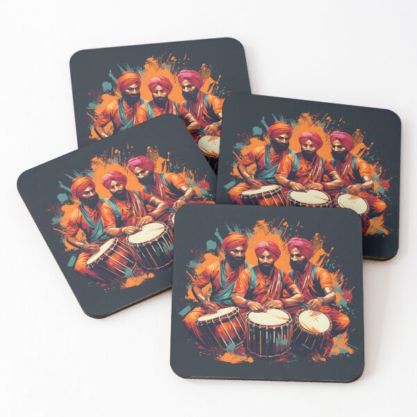 Item preview, Punjabi Bhangra Dhol Players  designed and sold by PioneerX1.