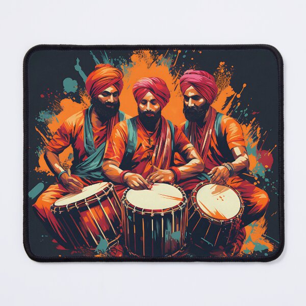 Item preview, Punjabi Bhangra Dhol Players  designed and sold by PioneerX1.