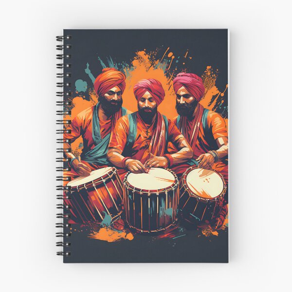 Item preview, Punjabi Bhangra Dhol Players  designed and sold by PioneerX1.