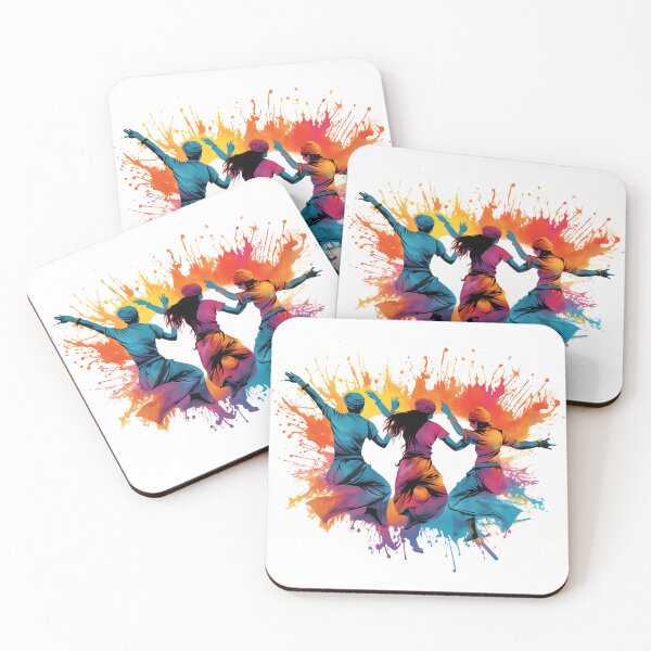 Artikelvorschau, Colourful Bhangra Dancers Art entworfen und verkauft von PioneerX1.