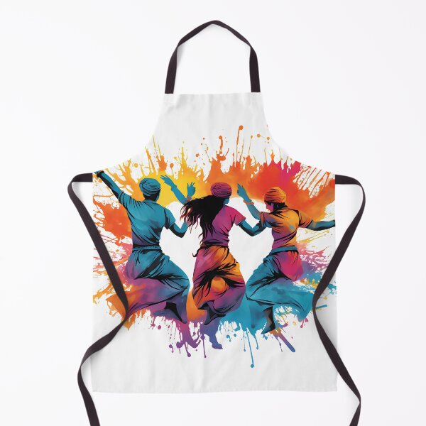 Item preview, Colourful Bhangra Dancers Art designed and sold by PioneerX1.
