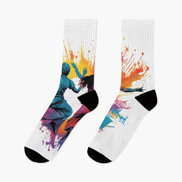 Item preview, Colourful Bhangra Dancers Art designed and sold by PioneerX1.