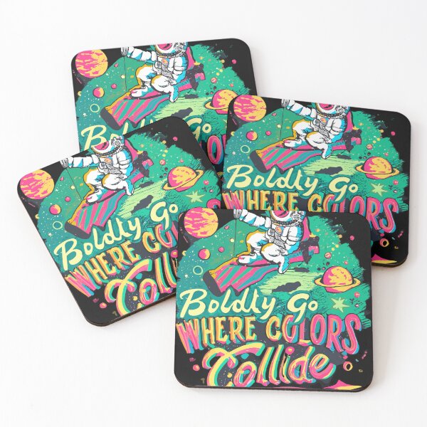 Item preview, Abstract Boldly Go Where Colors Collide designed and sold by Ketique.