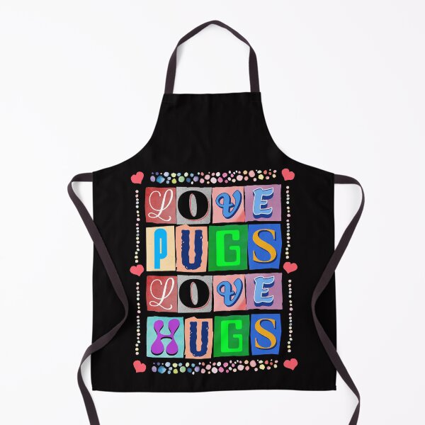 Item preview, Love Pugs Love Hug designed and sold by Wolfheartart.