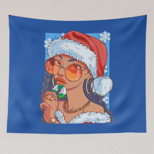 Item preview, Black Santa Claus Hip Hop Christmas Gangster Xmas designed and sold by Nosek1ng.
