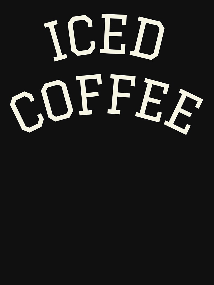 Iced Coffee Is Essential- Retro T-Shirt Unisex L / Heather Dusty Blue