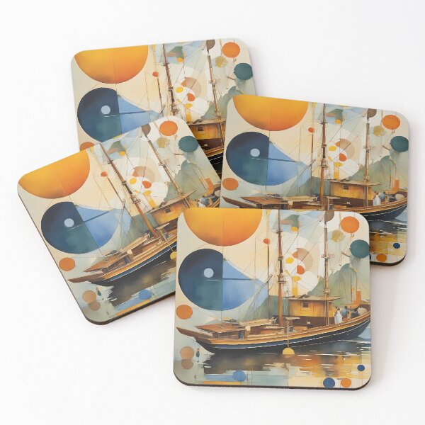 Item preview, Abstract Nautical Journey designed and sold by designsbyflo.