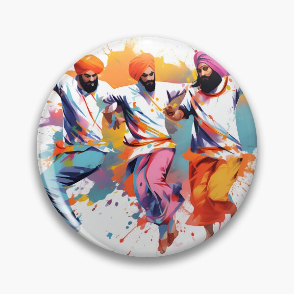 Artikelvorschau, Colourful Bhangra Dancers Art entworfen und verkauft von PioneerX1.