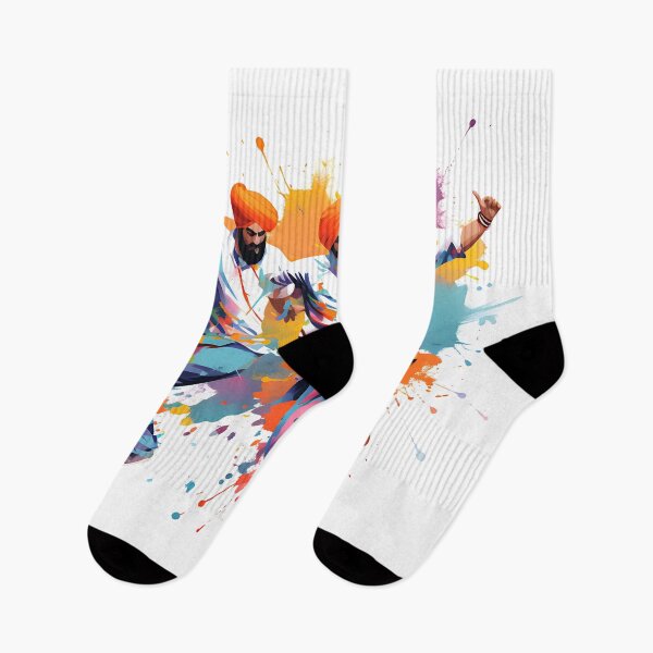 Item preview, Colourful Bhangra Dancers Art designed and sold by PioneerX1.
