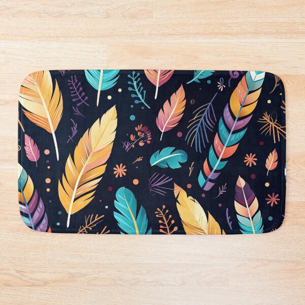 Item preview, Feathers and Leaves designed and sold by HatiDesign.
