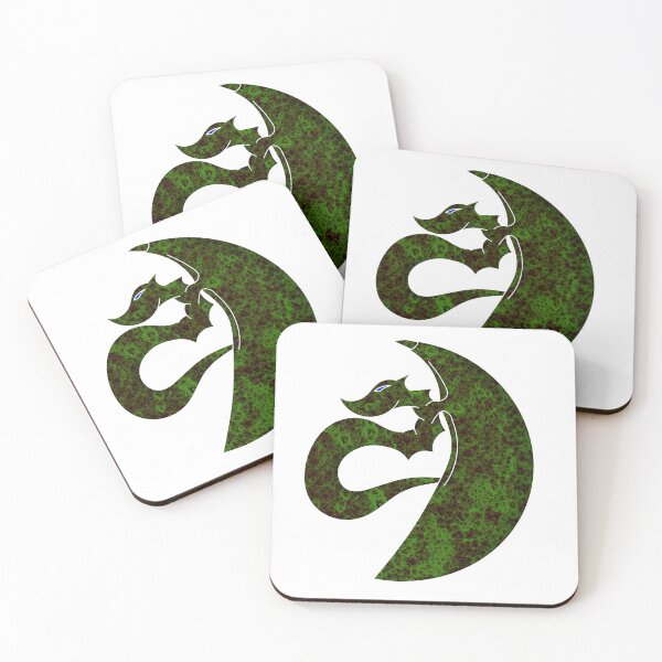 Item preview, Stylised Green Dragon designed and sold by RobsArtlyMusings.