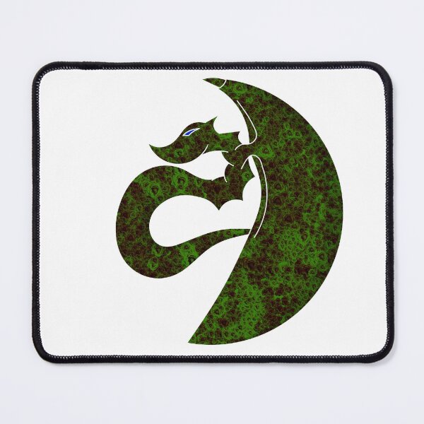 Item preview, Stylised Green Dragon designed and sold by RobsArtlyMusings.