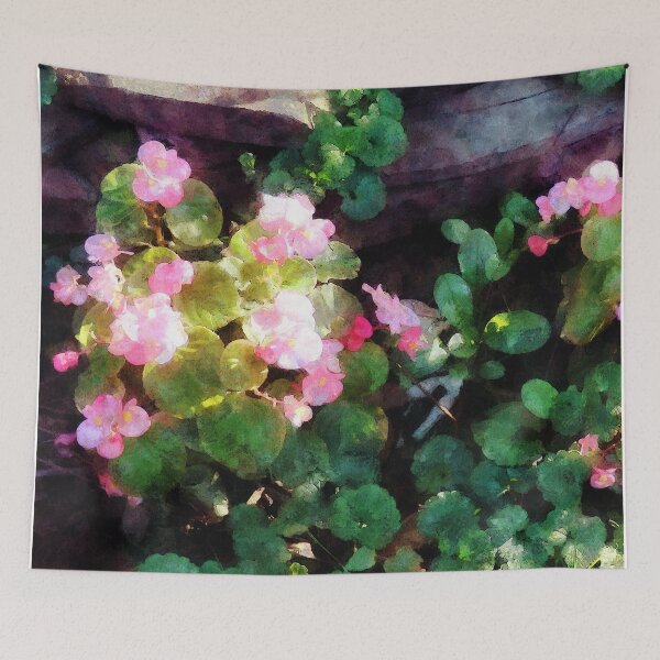 Item preview, Begonias By Stone Wall designed and sold by Susan Savad.