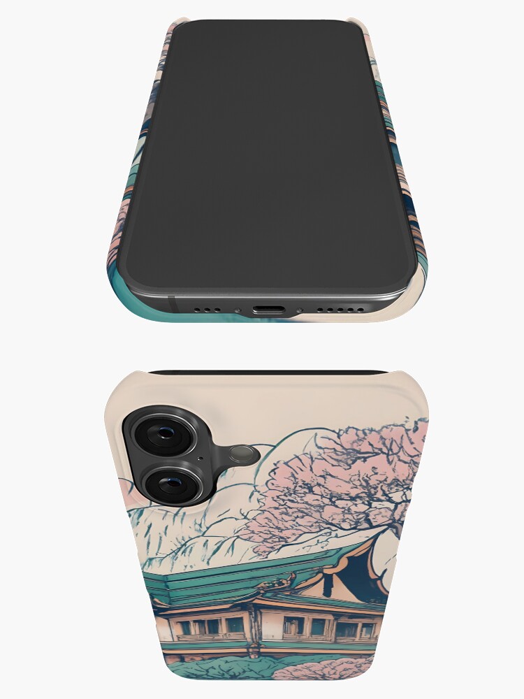 Thumbnail 3 of 4, iPhone Case, Old Traditional Thailand house Baan Drawing designed and sold by Patricks-Art.
