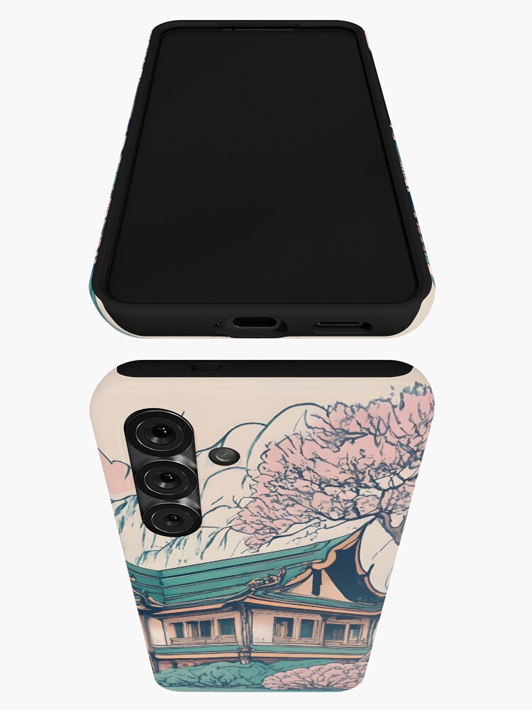 Thumbnail 3 of 4, Samsung Galaxy Phone Case, Old Traditional Thailand house Baan Drawing designed and sold by Patricks-Art.