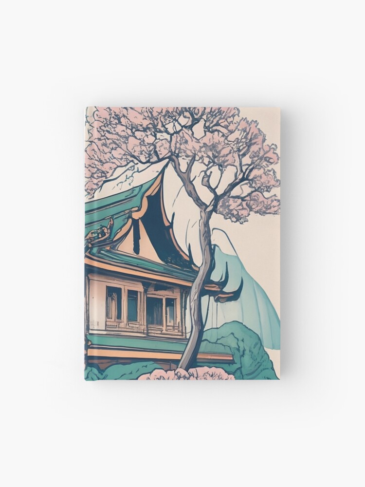 Thumbnail 1 of 3, Journal, Old Traditional Thailand house Baan Drawing designed and sold by Patricks-Art.